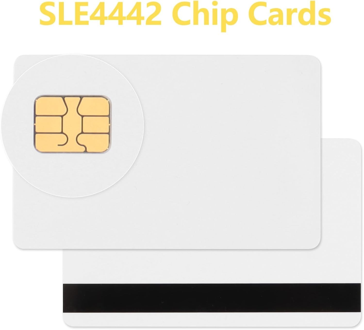 10 Pack Chip Cards Hico 2 Track Magnetic Stripe 8.4mm