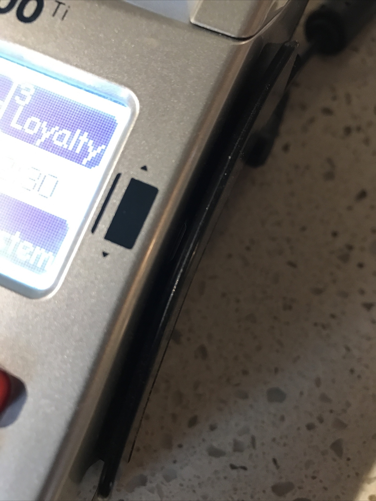 First Data FD100ti Silver Credit Card Terminal – Power cord