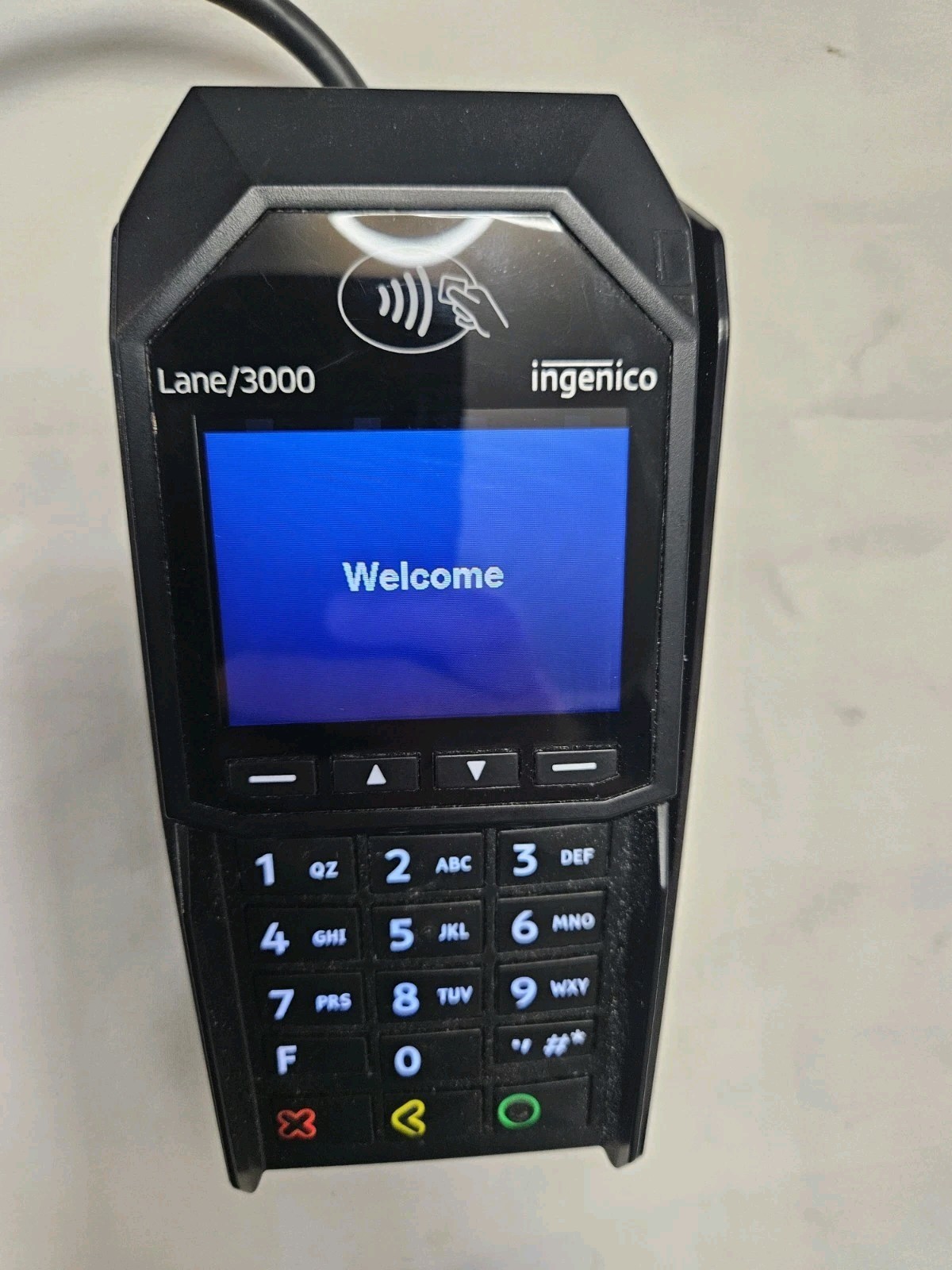 Ingenico Lane/3000 Card terminal with USB Cable And Power Cord – no adapter