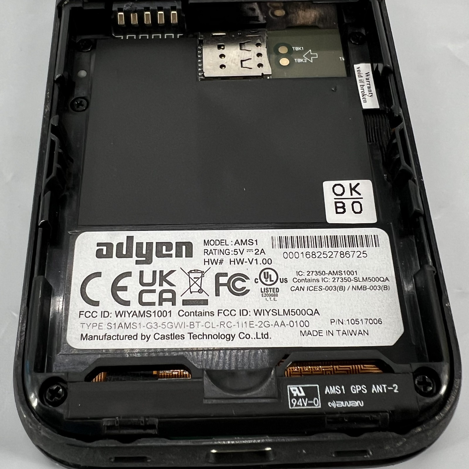 Eposnow Adyen AMS1 Mobile Card Payment Reader