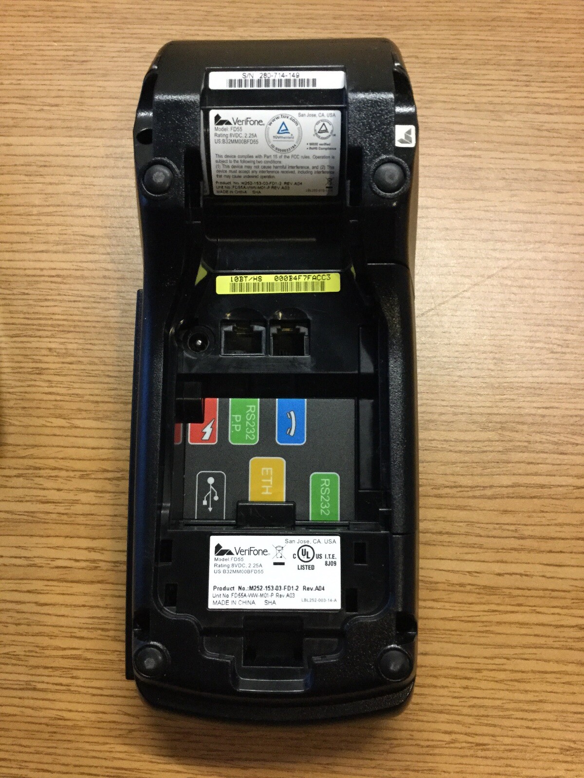 VeriFone-POS-Credit-Card-Terminal-Model-FD55-First-Data