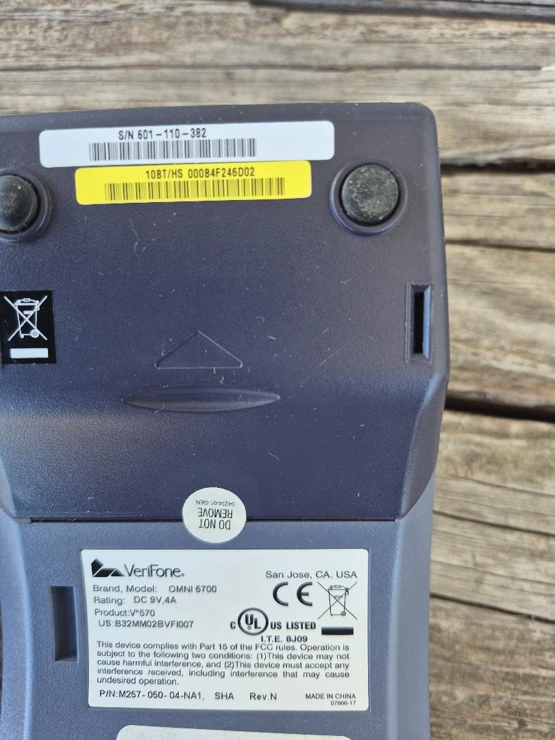 VeriFone VX570/O5700 Payment Terminal VX21854160001