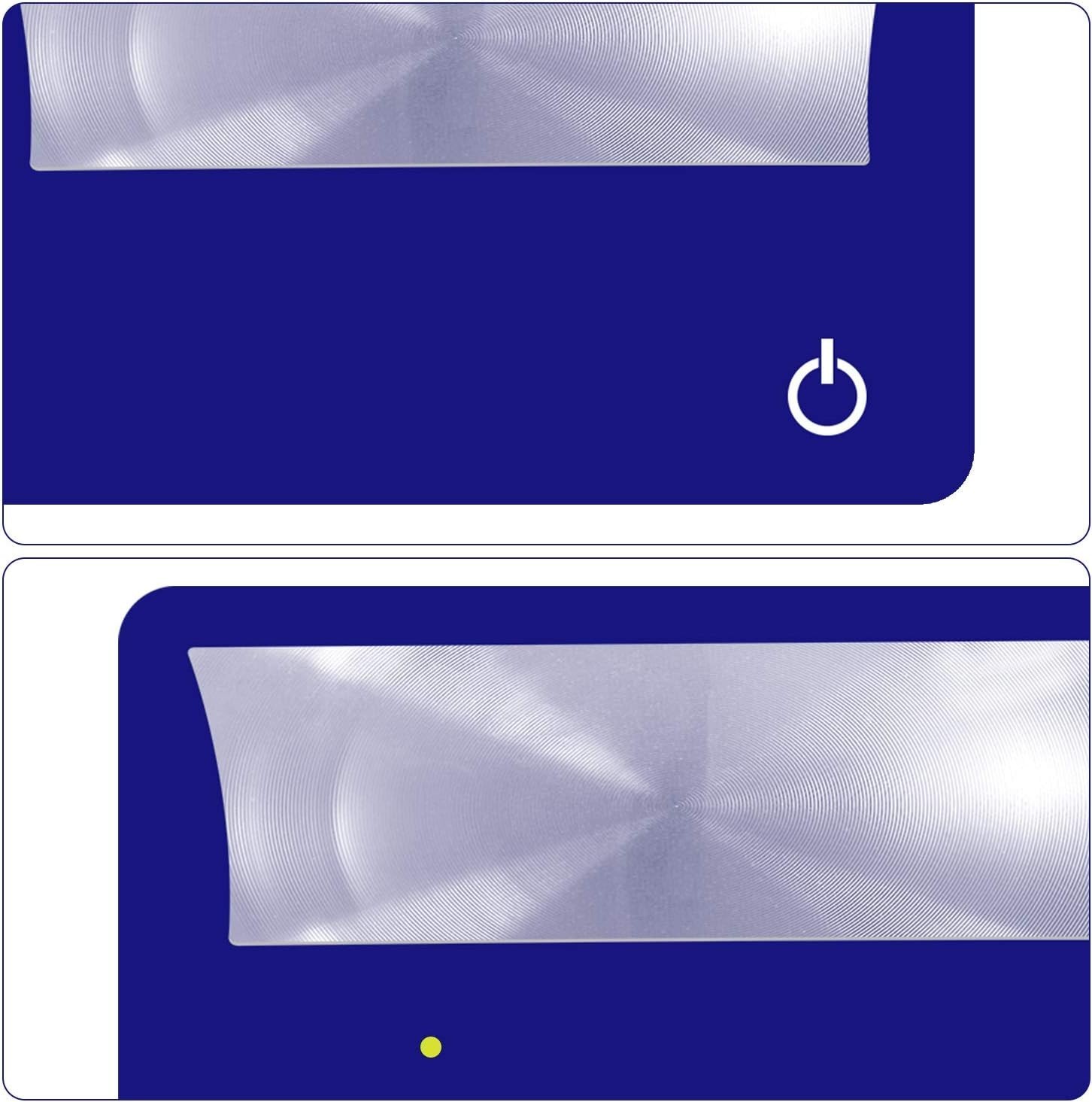 Credit Card Magnifier 8 Pack 3X LED Lighted Pocket Lens Blue Wallet Size Port…
