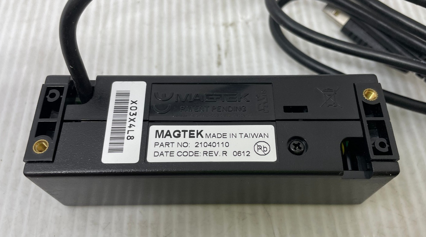 Magtek 21040110 USB Magnetic Credit Card Swipe Reader