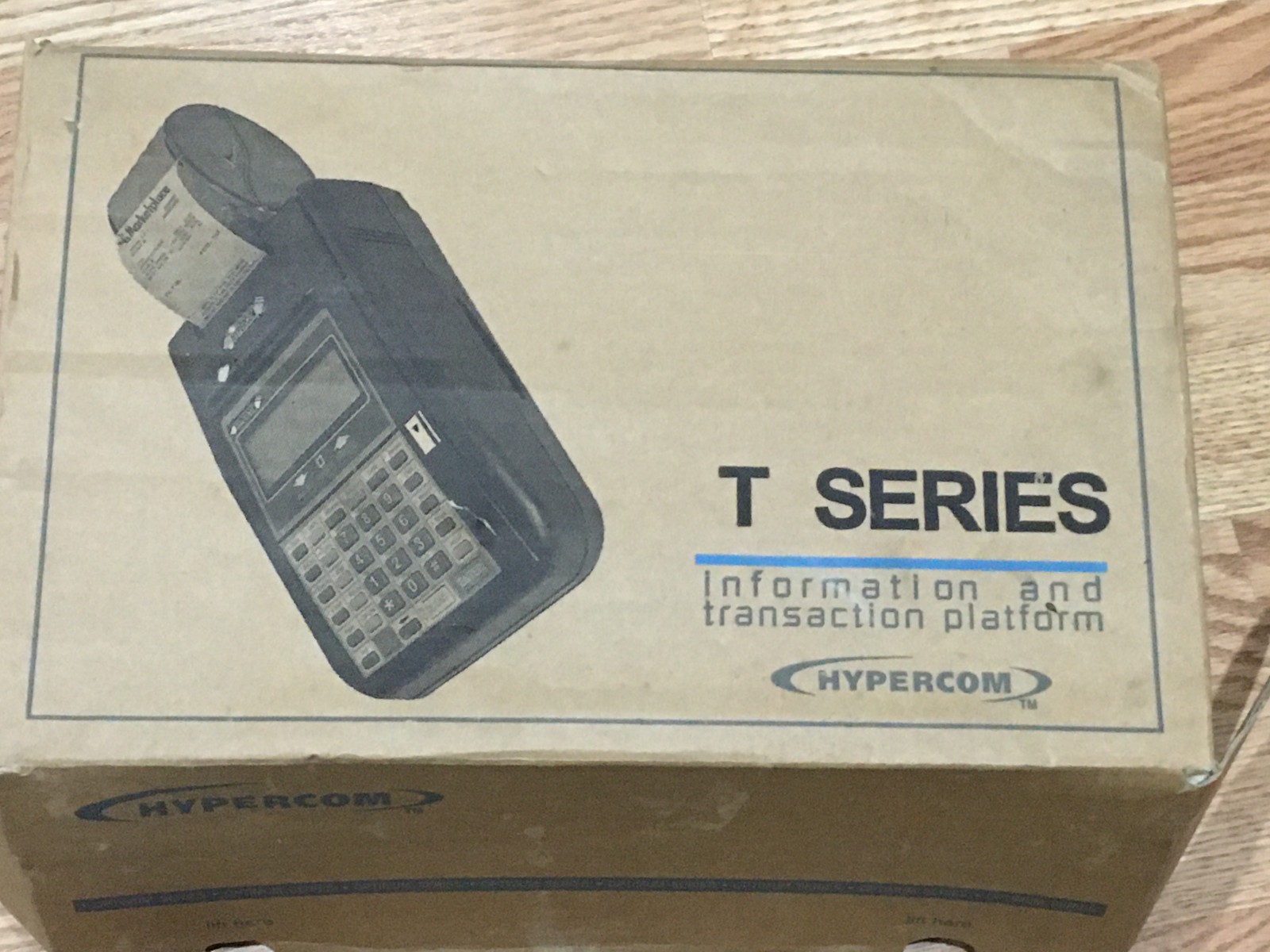 ✝️HYPERCOM T7PLUS CREDIT CARD READER PROCESSING TERMINAL 010218-046 ZJ