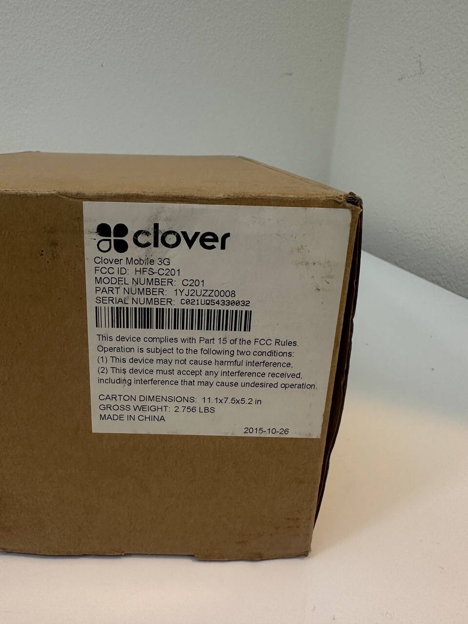 Clover Mobile 3G HFS C201 (open box)