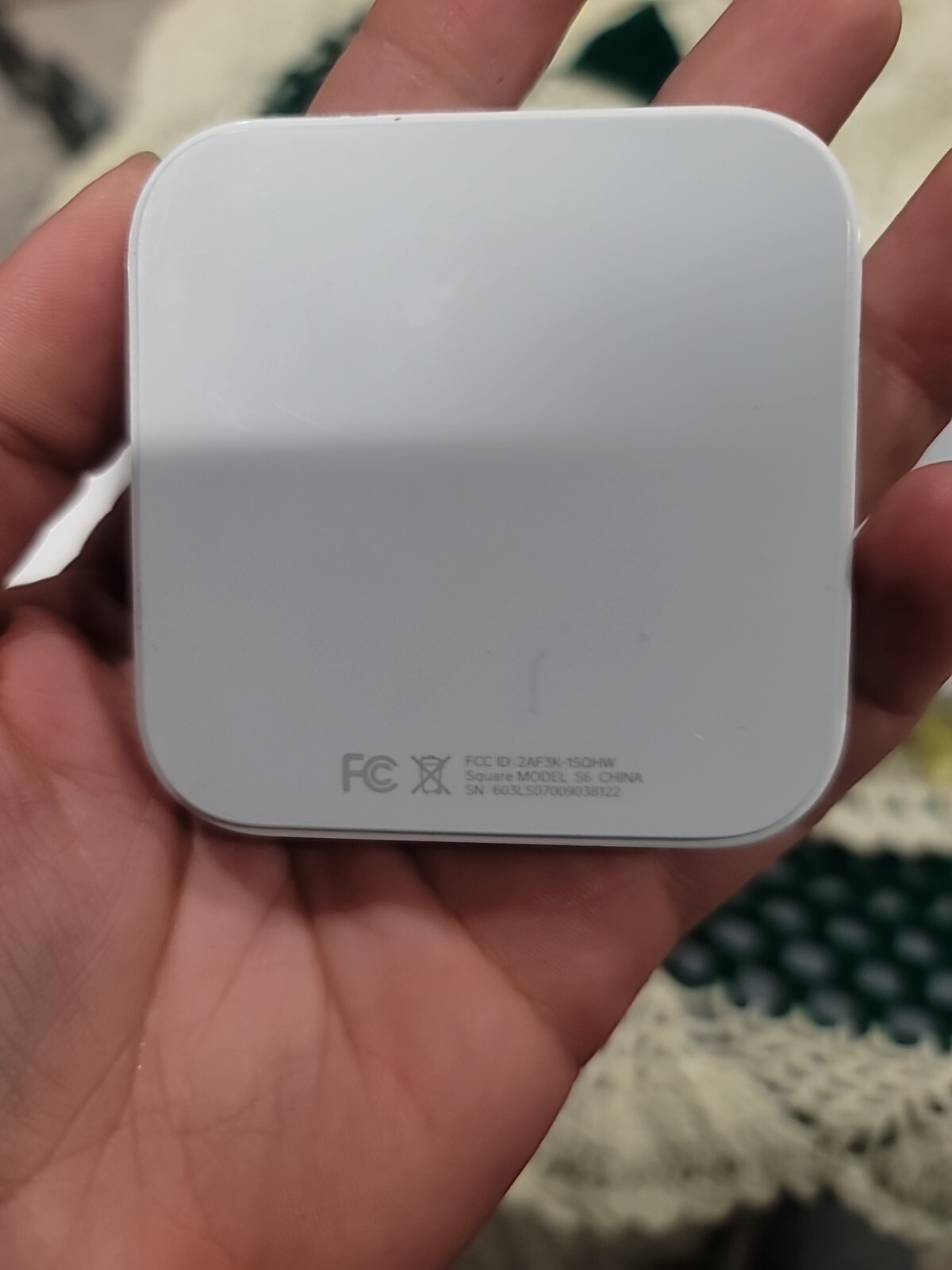 Square S6 White Portable Contactless And Chip Magstripe Credit Card Reader