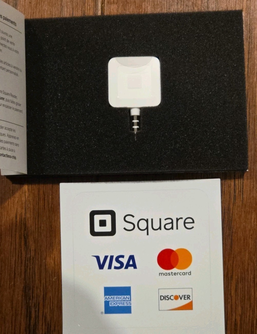 ✨️ Square Credit Card Reader For iPhone/Android 3.5mm Headphone Jack Connector