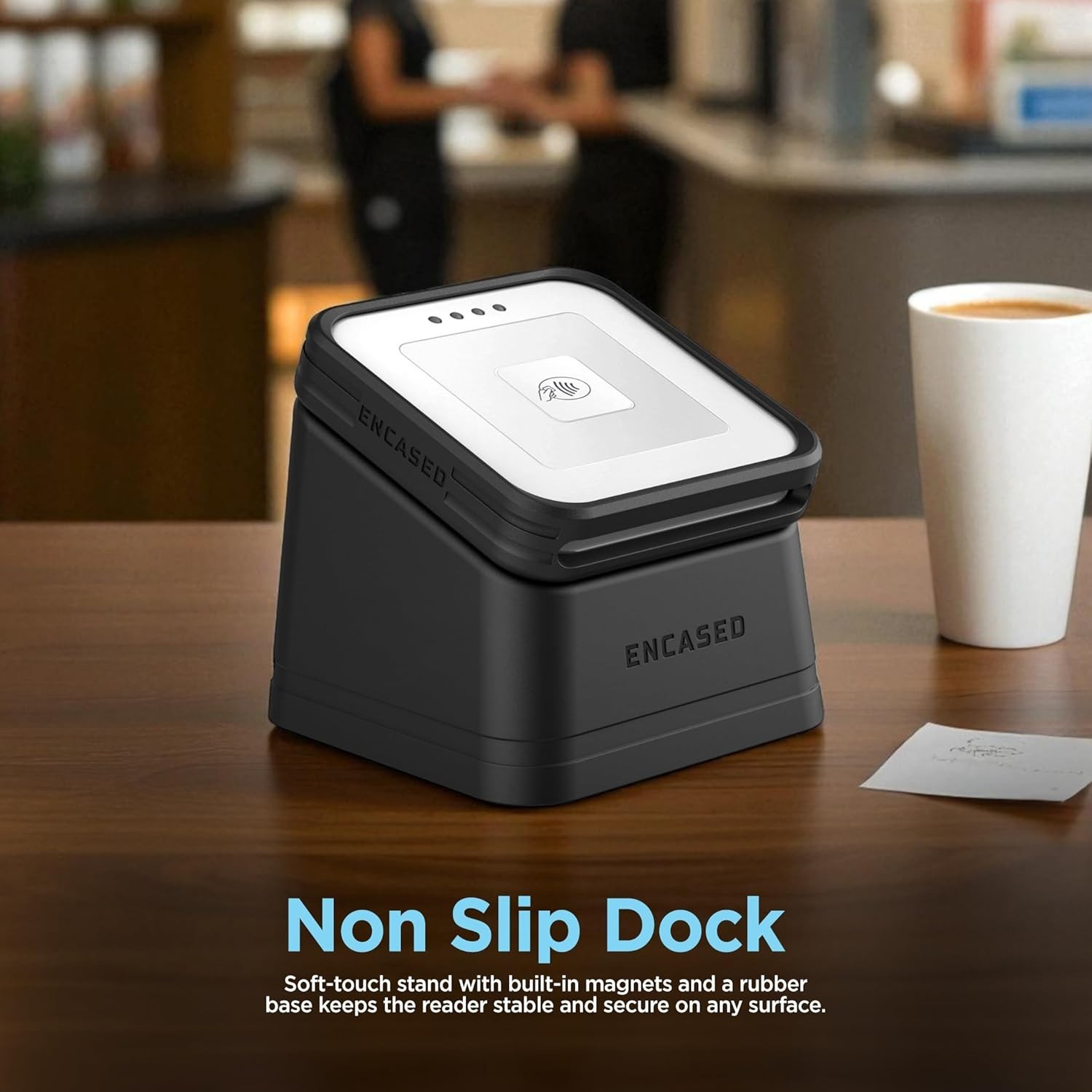 Encased Dock for Square Card Reader 2nd Gen Magnetic Protective Case Display