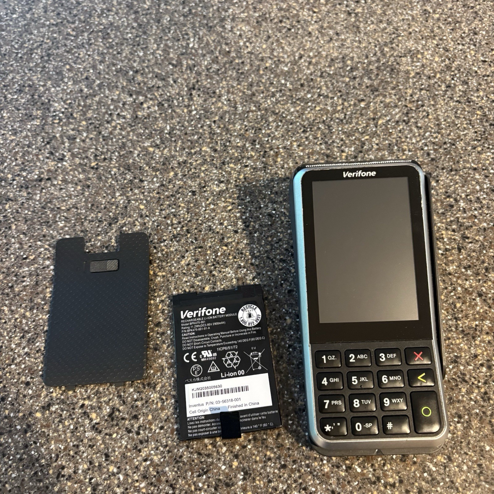Verifone V400M Plus 4G Bluetooth Credit Card Terminal Battery / Cover / Paper