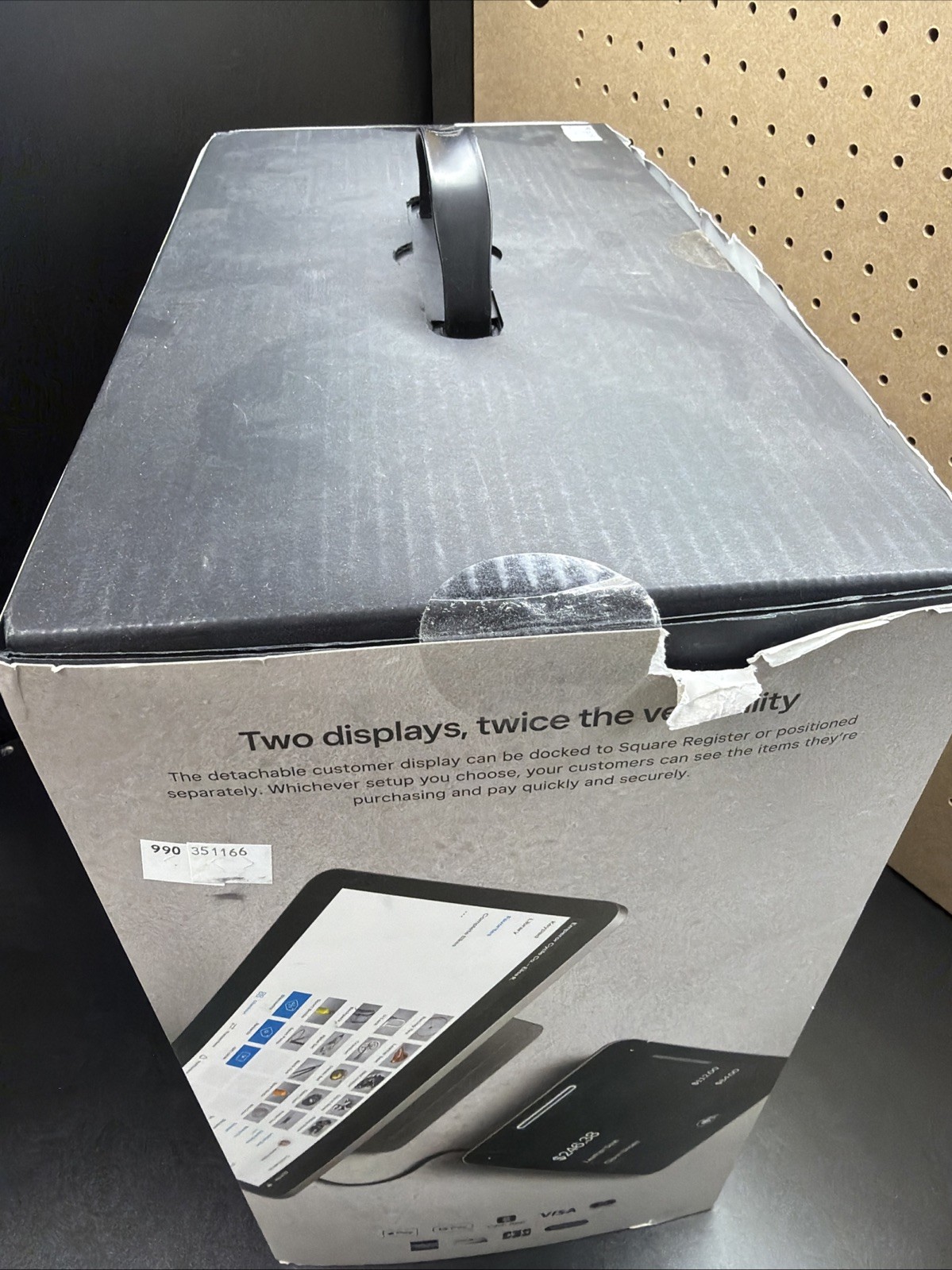 Square Register POS System – Black (A-SKU-0665-A2) BRAND NEW FACTORY SEALED !!