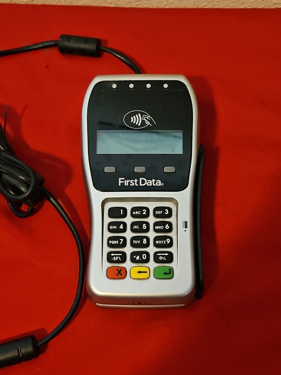 First Data FD-35 Pin Pad Credit Card Reader USB Tested