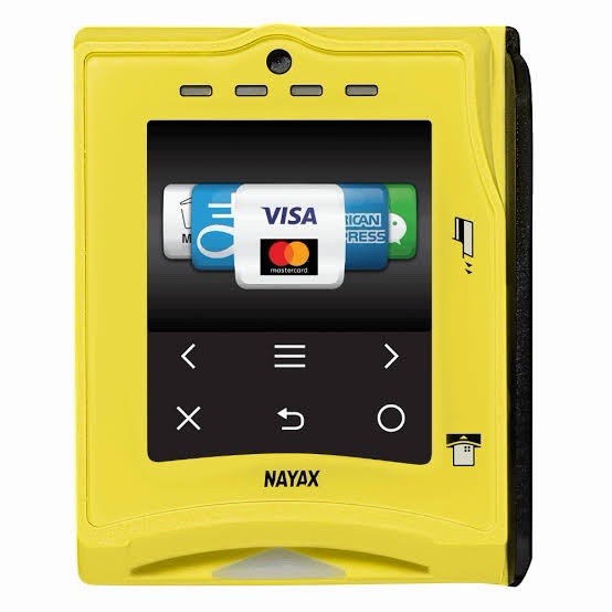 Nayax VPOS Yellow Credit Card Terminal POS Payment System Reader Device