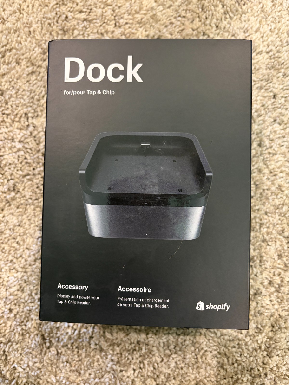 Shopify Tap Chip Card Reader Dock Wireless POS Countertop BRAND NEW