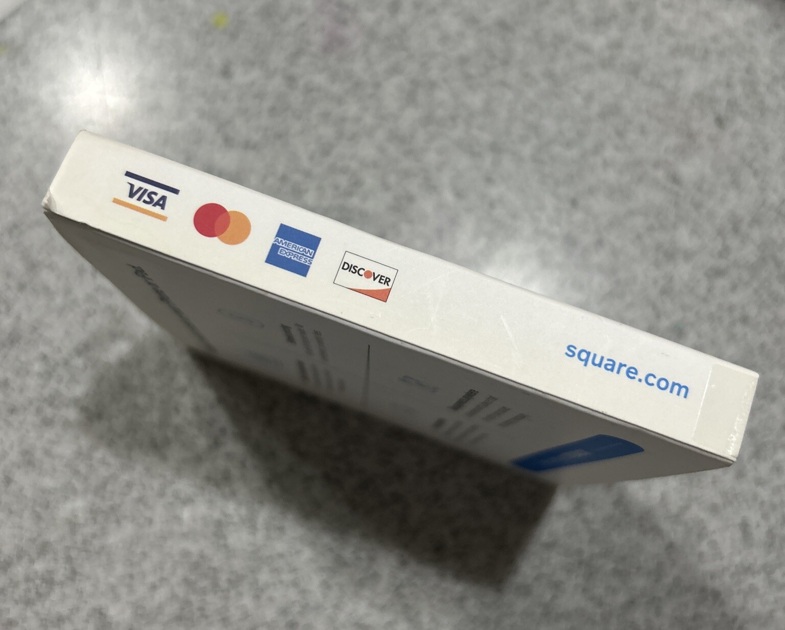 NEW Square Magstripe Reader with Lightning Connector Glossy White
