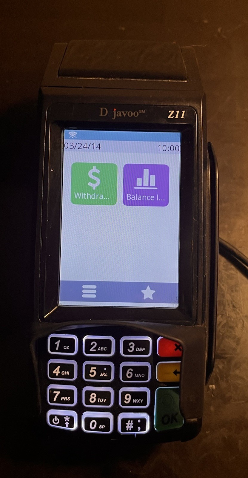 Dejavoo Z11 WiFi Touch Screen Credit Card Machine Terminal Locked VEGA3000