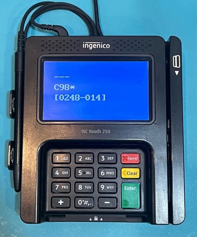 Ingenico (LOT OF 10!) Card Reader ISC250-V4 w/ Pen (Power cables not included)