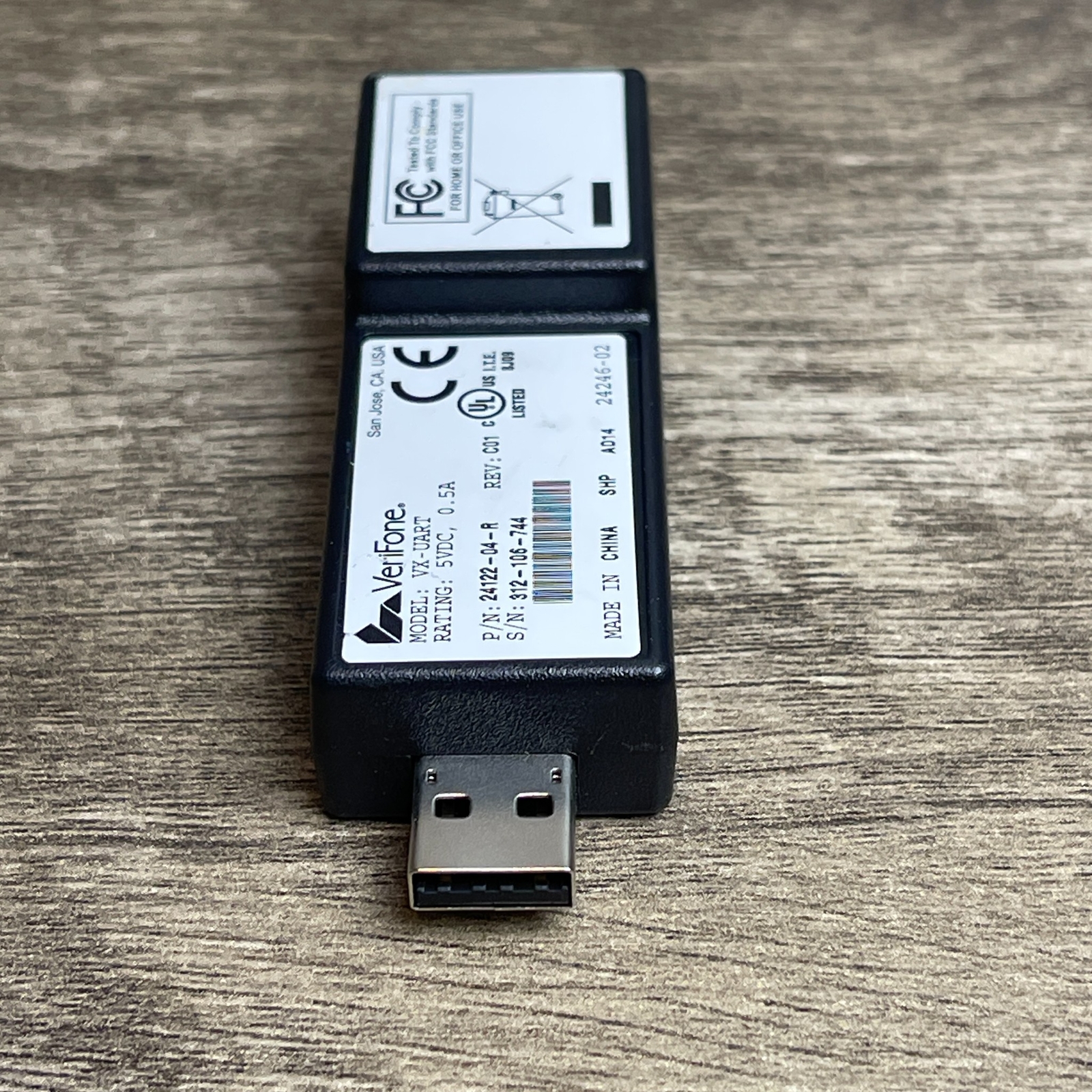 Verifone VX-Uart USB Charging Serial Dongle for Verifone Vx670 Payment Terminal