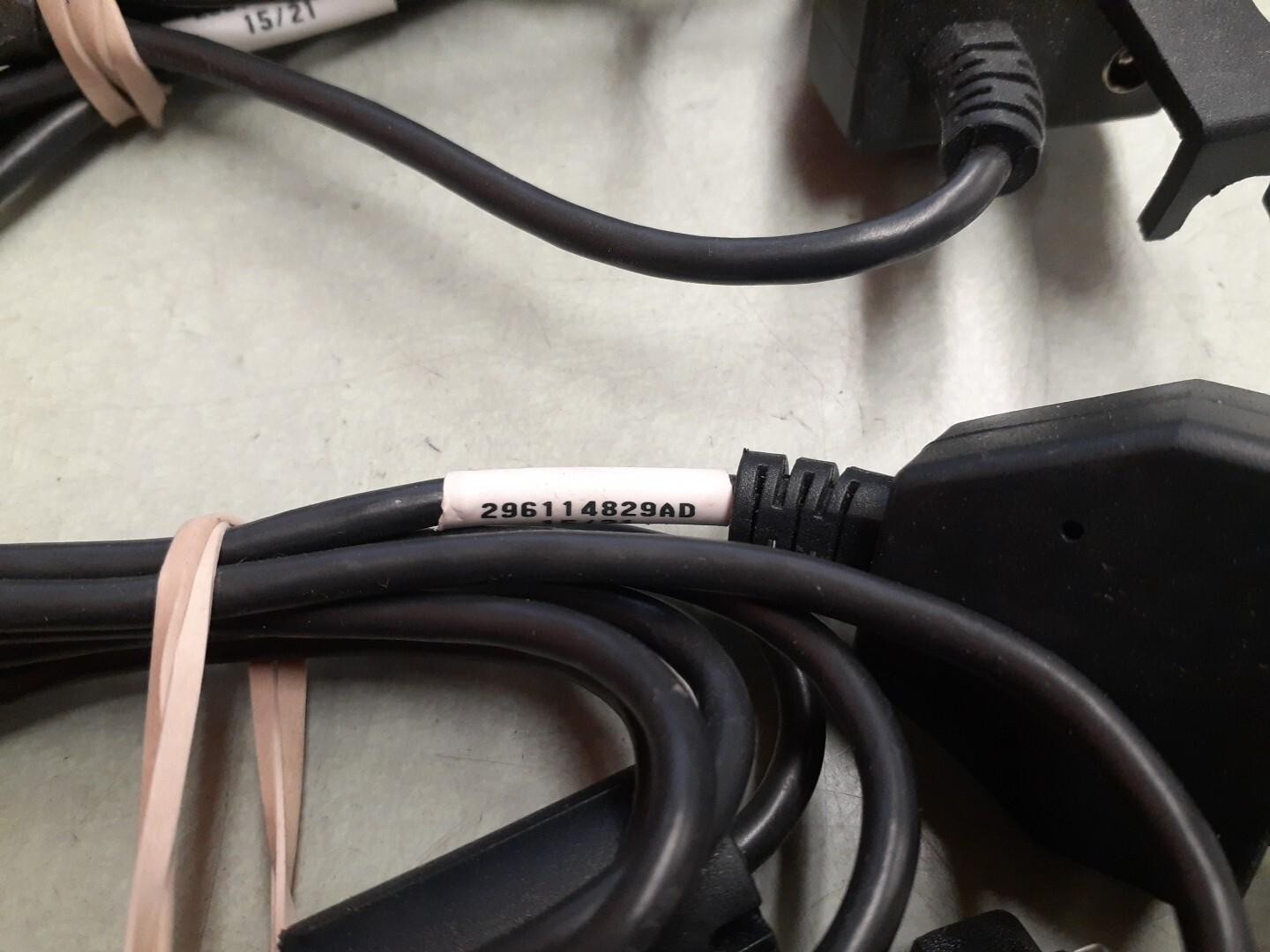 (2) Ethernet Cable Connection for a POS Devices 6.6 ft Black 296114829AD