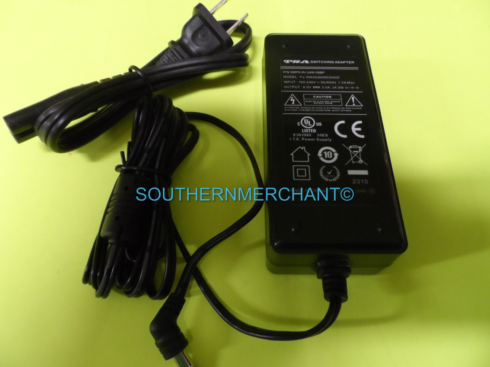 INGENICO iSC 480 LANE 8000 SERIES AC POWER PACK 296198809 PSM24W-080