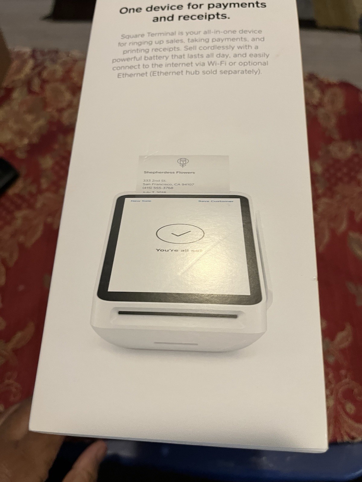 New 🔥Sealed Square Terminal Wireless POS Credit Card Terminal, 🔥