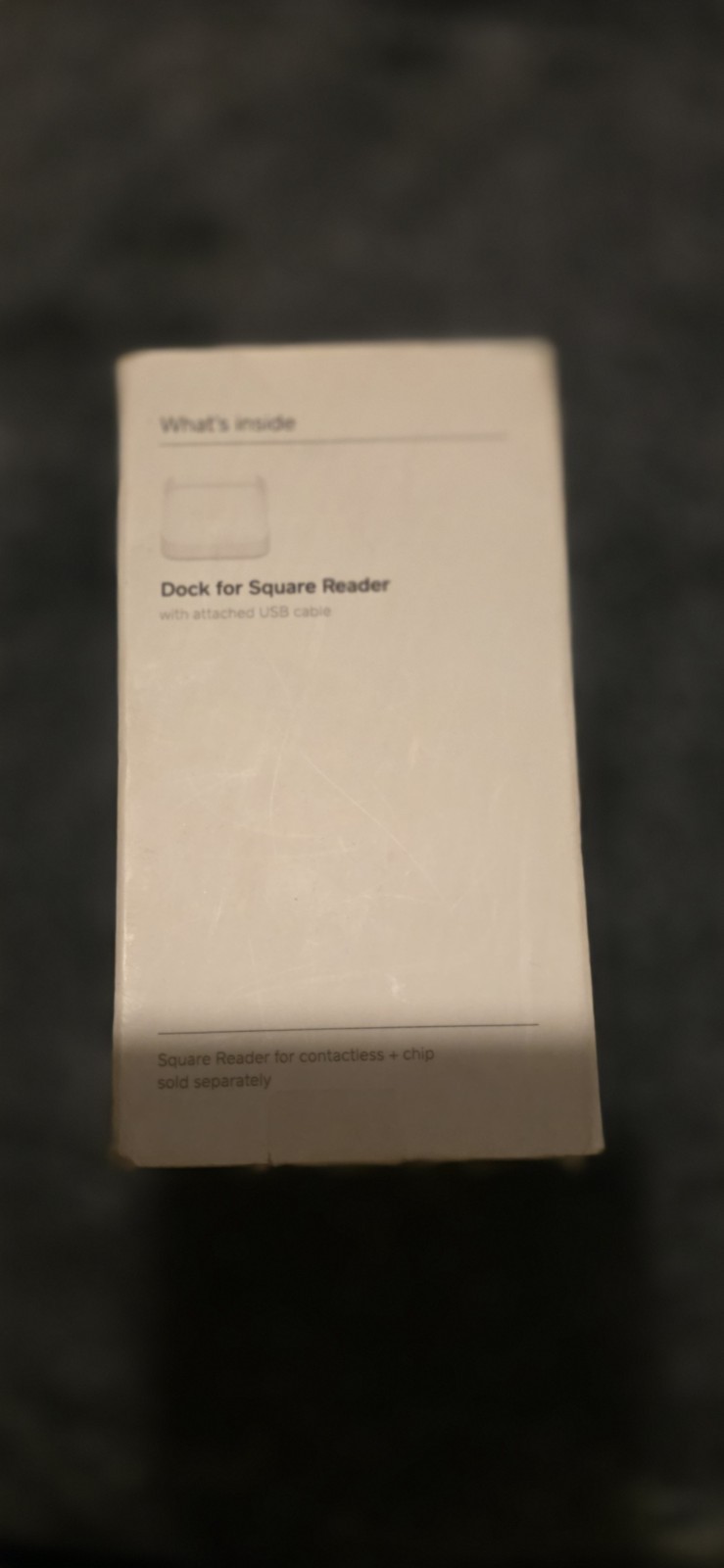 Square Dock Stand Contactless & Chip Reader 1st Gen Micro USB Stand A-SKU-0120