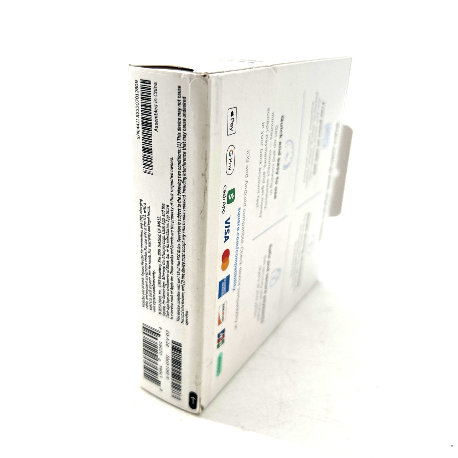 Square Card Reader for Contactless and Chip 2nd Generation White