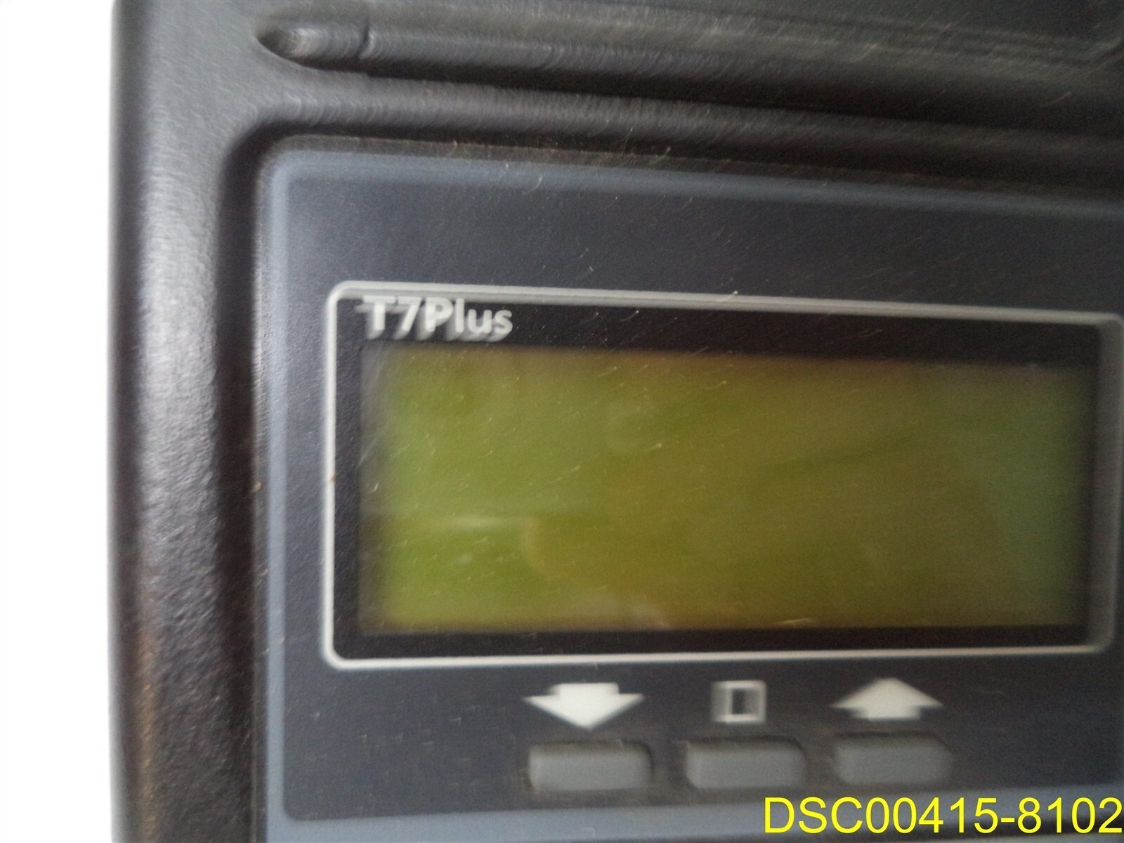 No power cord: HYPERCOM T7 PLUS TERMINAL 010218-006