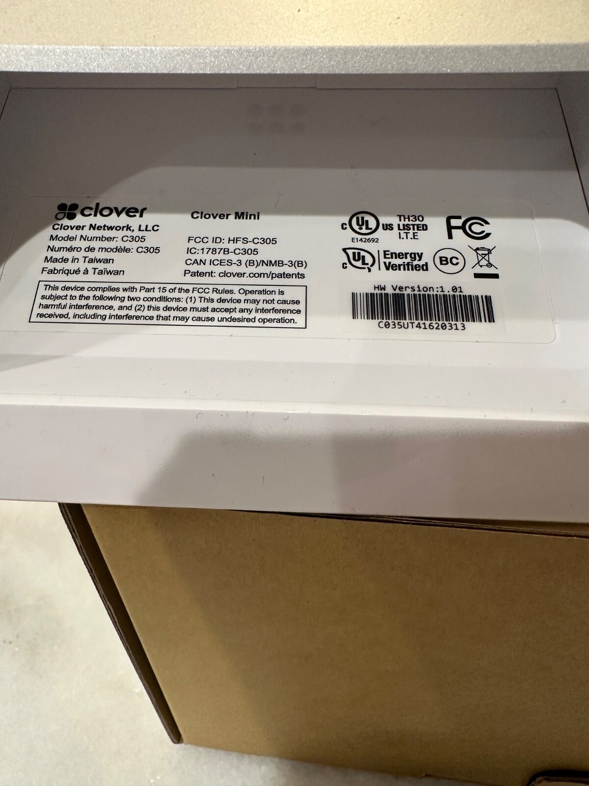Clover Mini C305 POS System/Credit Card Terminal * 2024 Model READ DESCRIPTION*