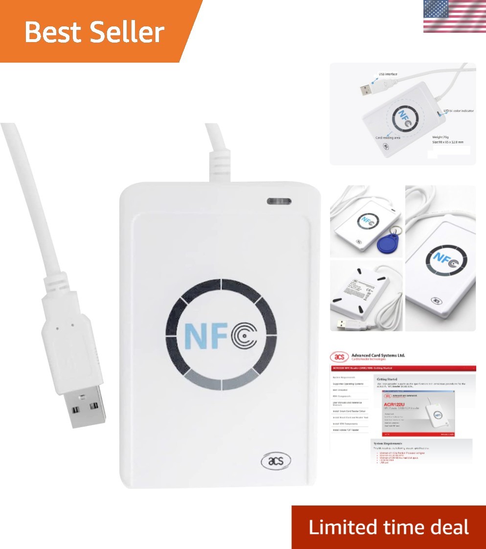 Multi-Device NFC Card Reader with Software – Ideal for Access Control & Payments