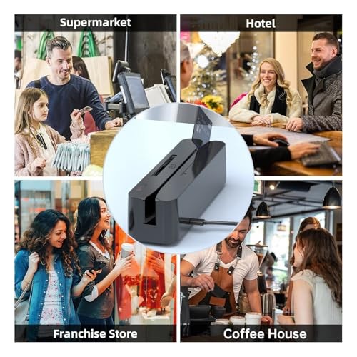 Symcode Multi-Function Magnetic Card Reader,Credit Card Reader,Memory Chip Card