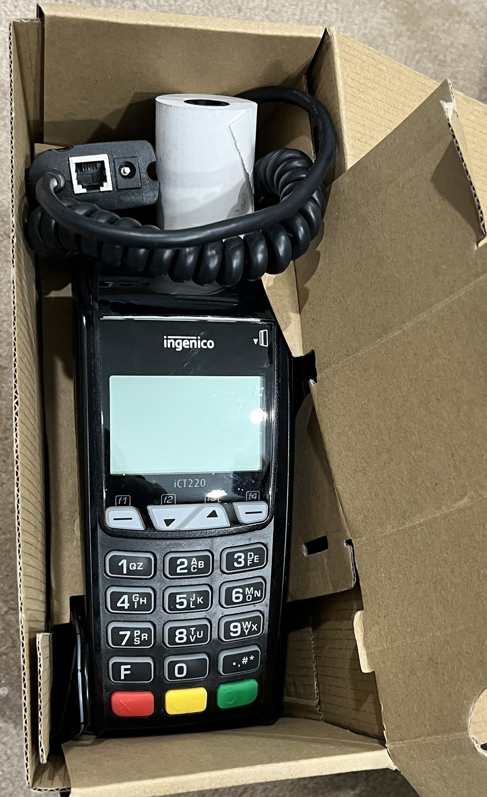 POS Machine Ingenico ICT220 Credit Card Terminal
