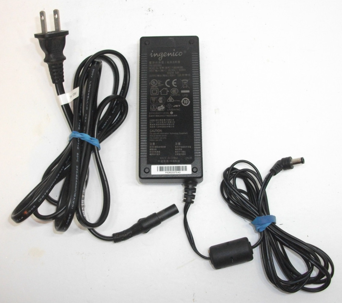 Ingenico ICT220/ICT250 Genuine OEM AC Adapter Power Supply w/ AC Power Cord
