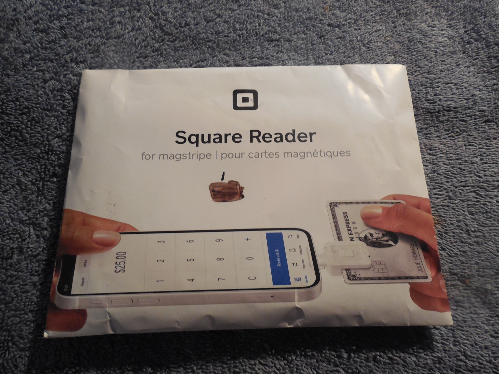 Square Reader Credit Debit Card Magstrip Apple & Android Headset Jack APKG020601