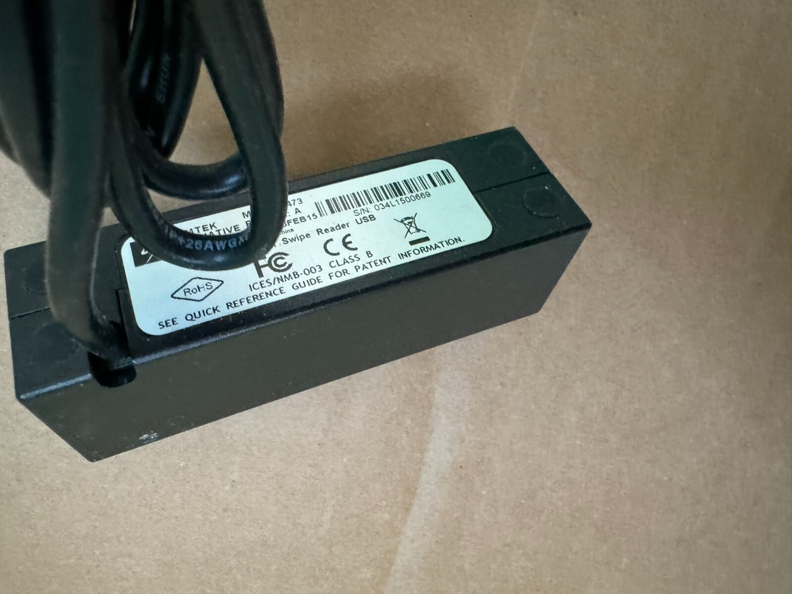 Semtek Innovative Solutions 9473 Mini Swipe Card Reader W/ USB Cable
