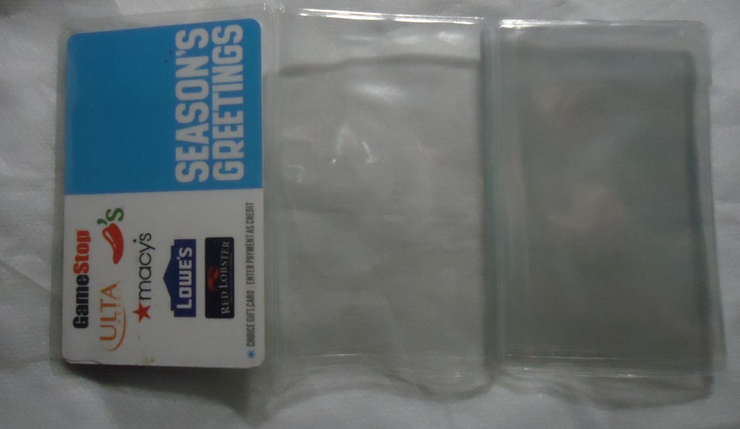 10-Plastic Wallet Insert Credit Card Holder Transparent Slots, -#1