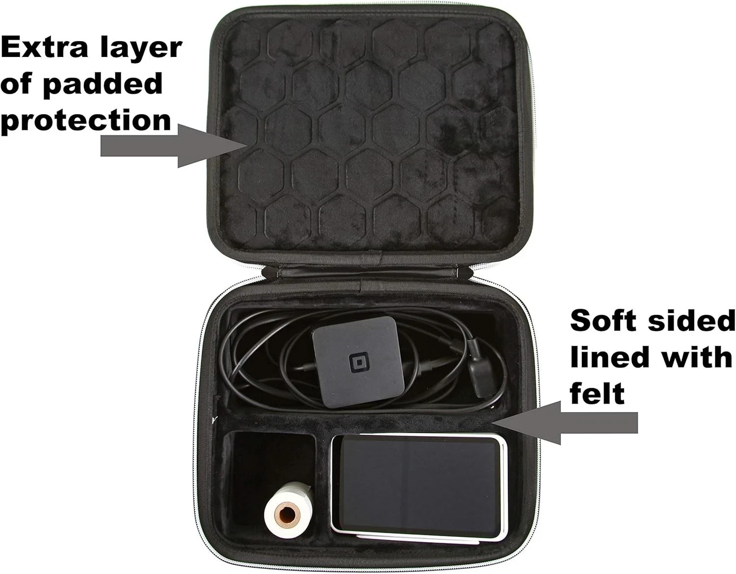 Square Reader Case – Fits Square Terminal Charger and 4 Card Reader Receipt Pape