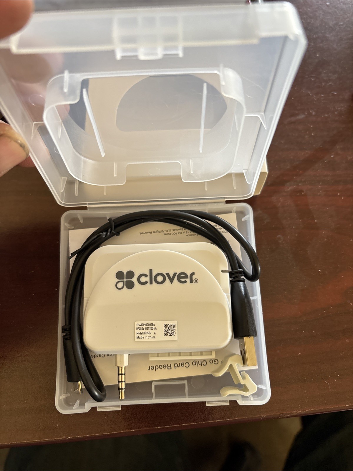 Clover Go Chip Card Reader RP350X / Charging Cable Credit Card