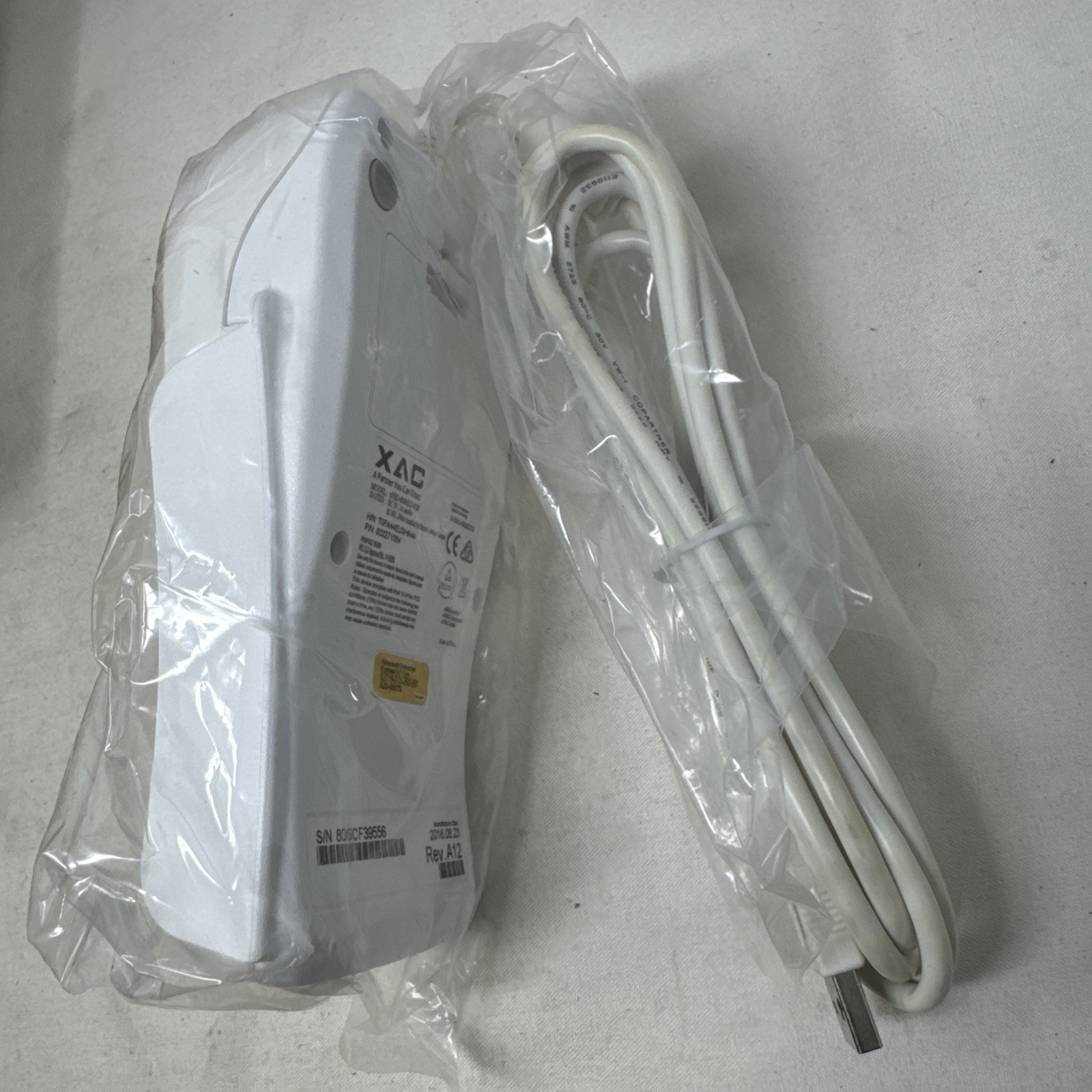 BRAND NEW! Clover XAC xPED-8006L2-3CR White LCD Display POS PINPAD 8006 (VB)
