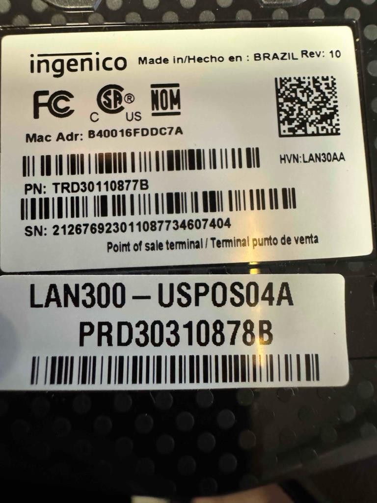 Lot of 17 Ingenico Lane 3000