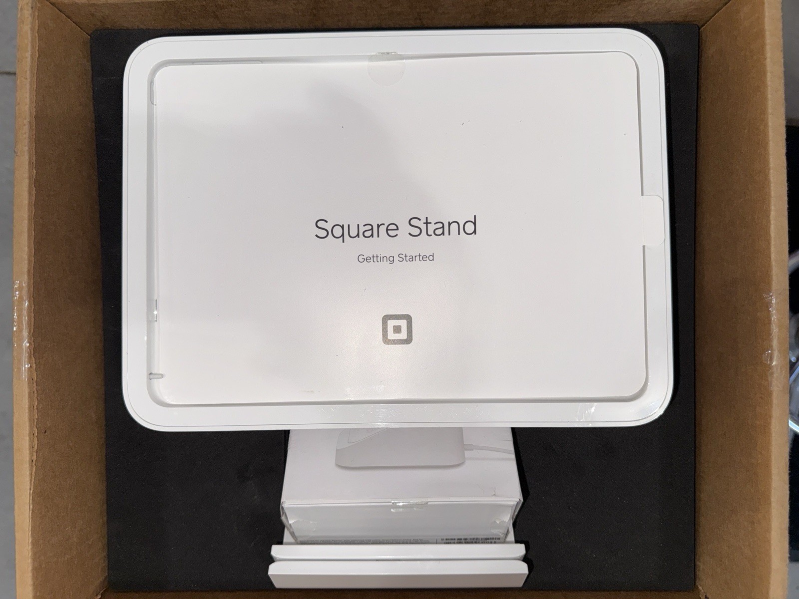 Used Square Pos Credit Card Reader Contactless Terminal iPad Stand