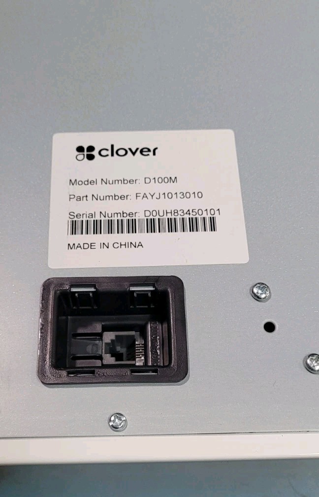 Clover Station 1.0 POS System C100 w/Cash Register, Printer P100, Mini WiFi C300
