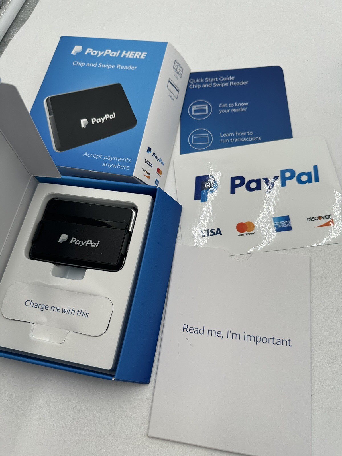 PayPal Here Chip And Card Swipe Reader Credit & Debit Cards Mobile