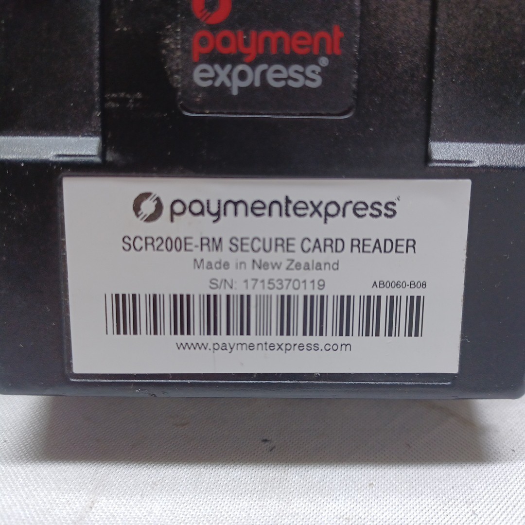 Payment Express Secure Card Reader SCR200E-RM paymentexpress – UNTESTED