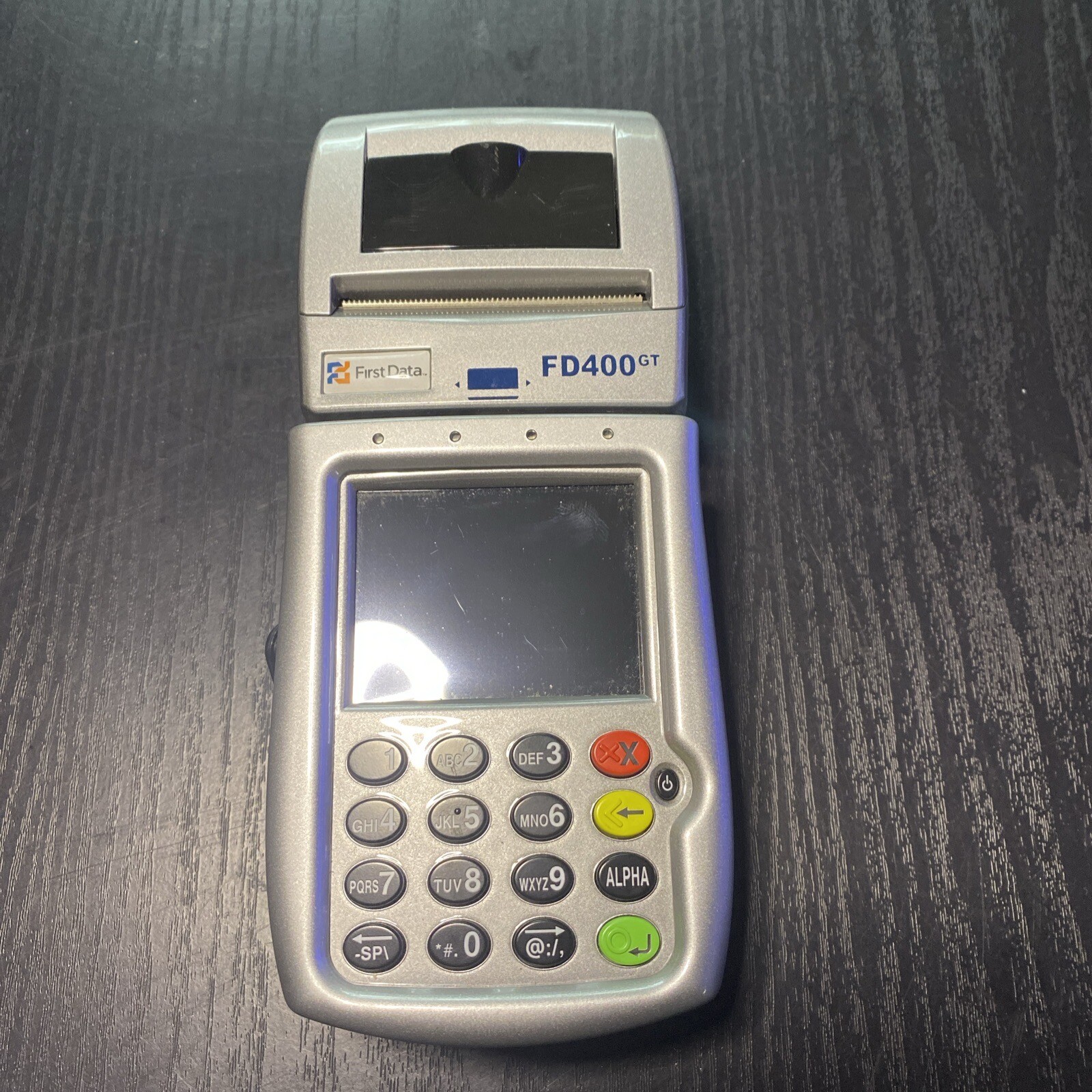 First Data FD400 Gt Card Reader Teated Working Only Console F