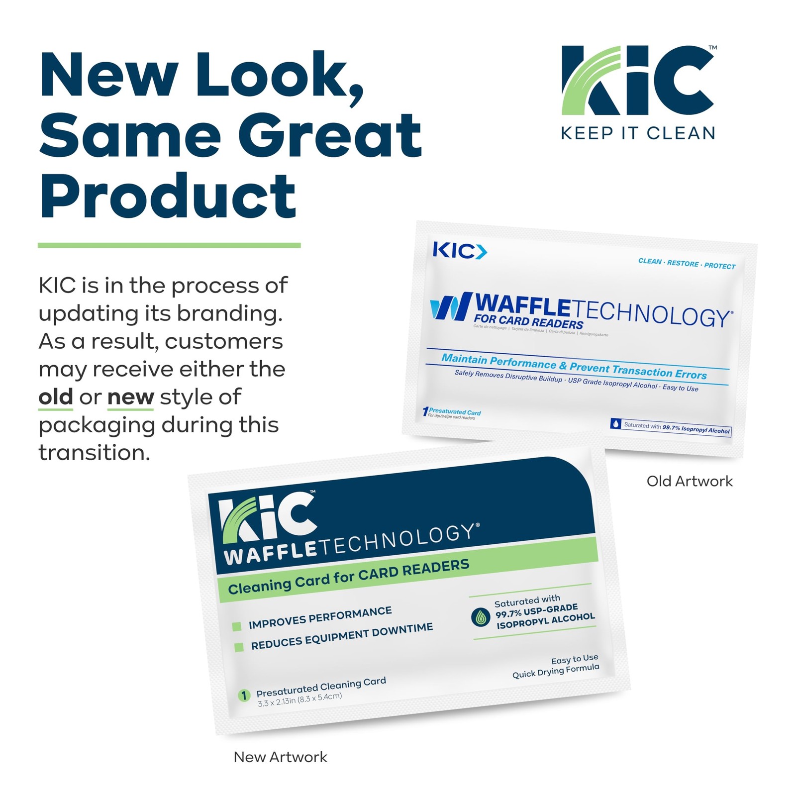 KICTeam – Waffletechnology® Cleaning Cards for Card Reader Payment Machines