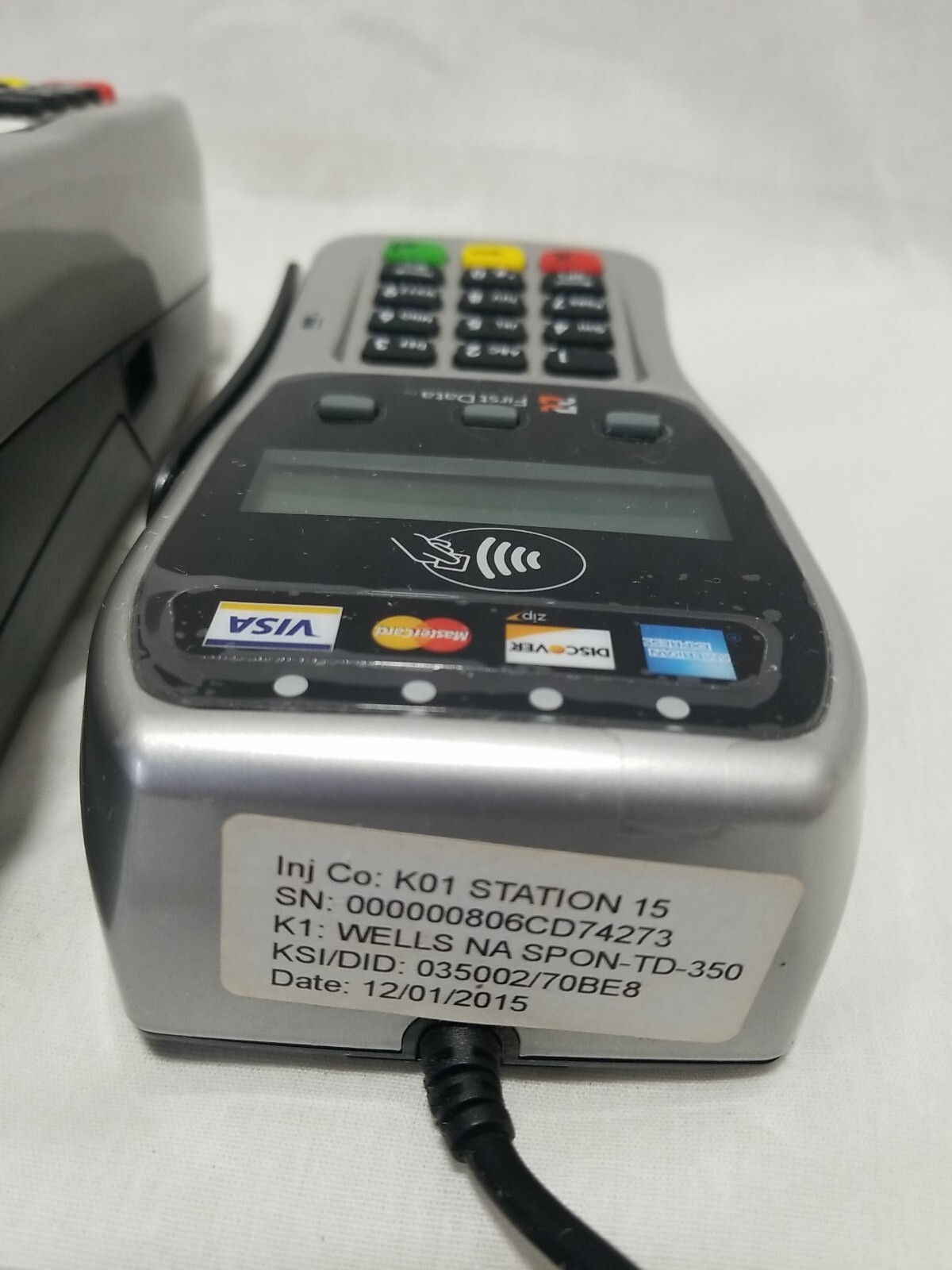 First Data FD130 Duo Credit Card Terminal W/Pinpad FD35