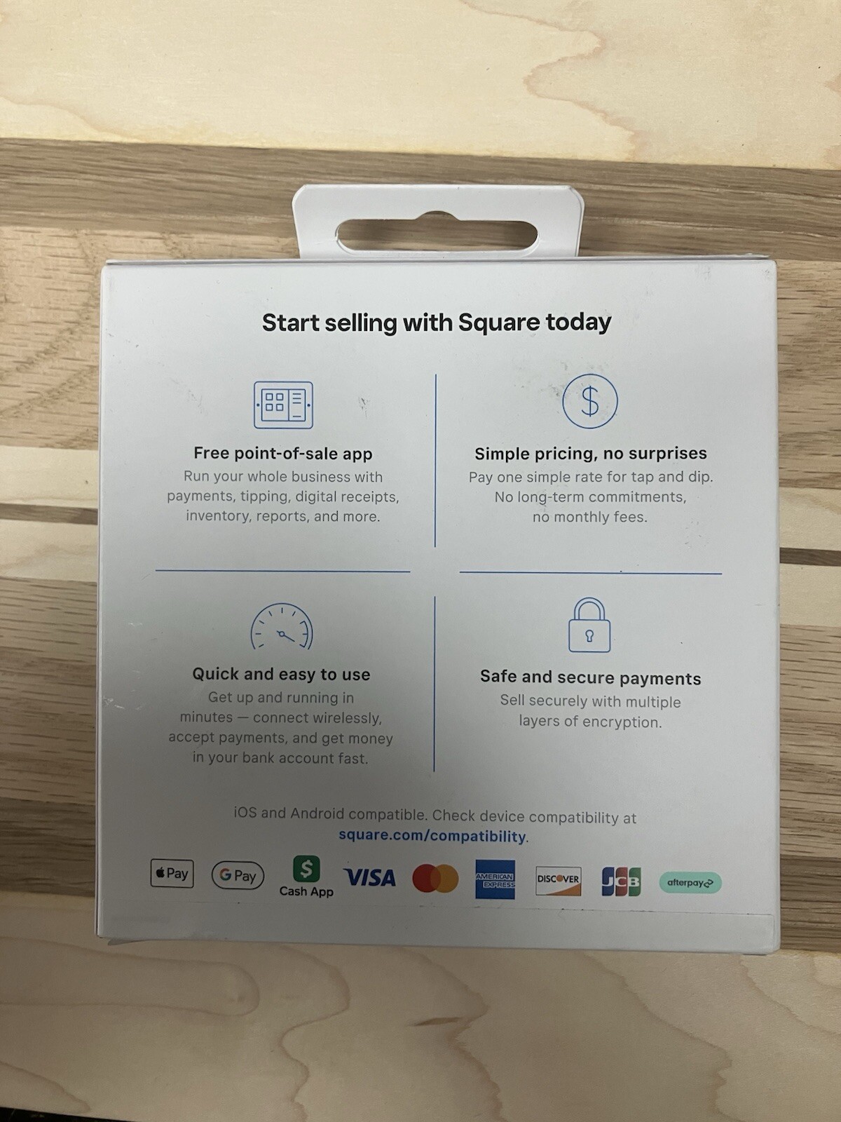 Square A-SKU-0792 Credit Card Reader for Contactless and Chip Machine 2nd Gen.