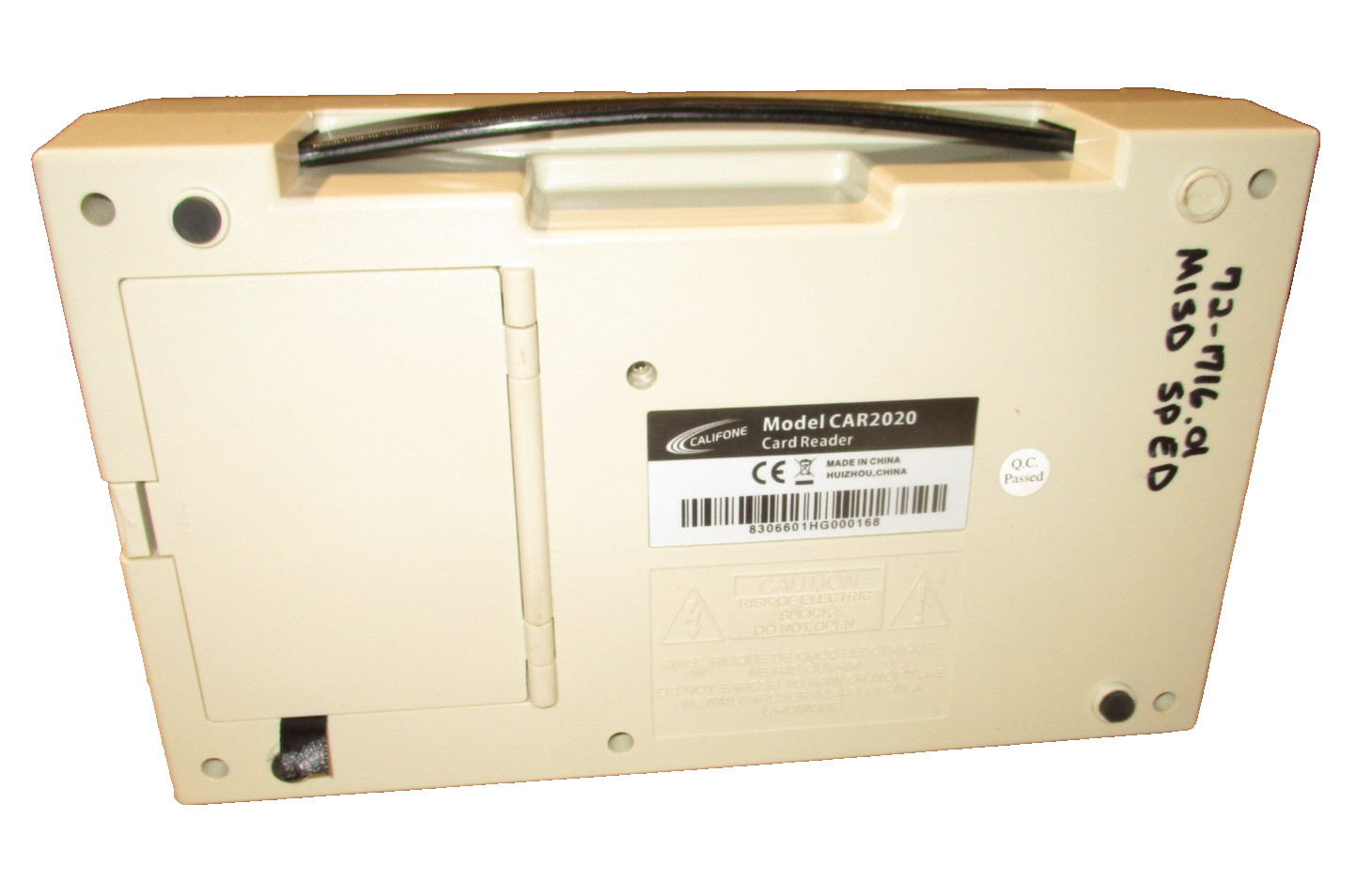 Califone CardMaster CAR2020 Magnetic Card Reader w/Power Adapter