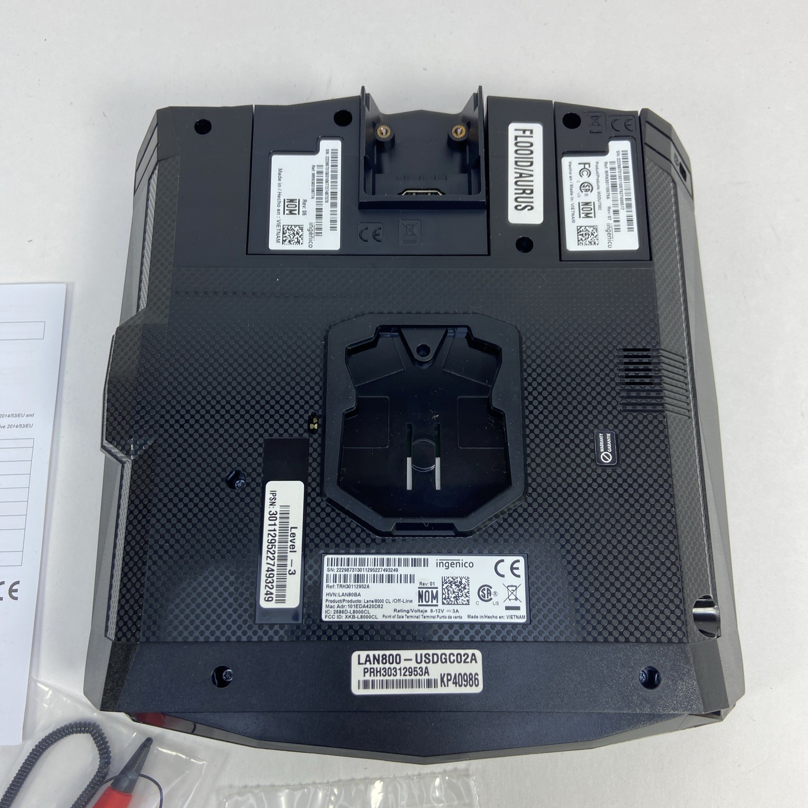 Ingenico Lane 8000 LAN800-USSCN30A Credit Card Terminal REPLACEMENT READ!